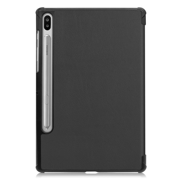 ENKAY Tri-fold Smart Leather + PC Stand Tablet Back Cover for Samsung Galaxy Tab S6 SM-T860 (Wi-Fi)/SM-T865 (LTE) - Black-3