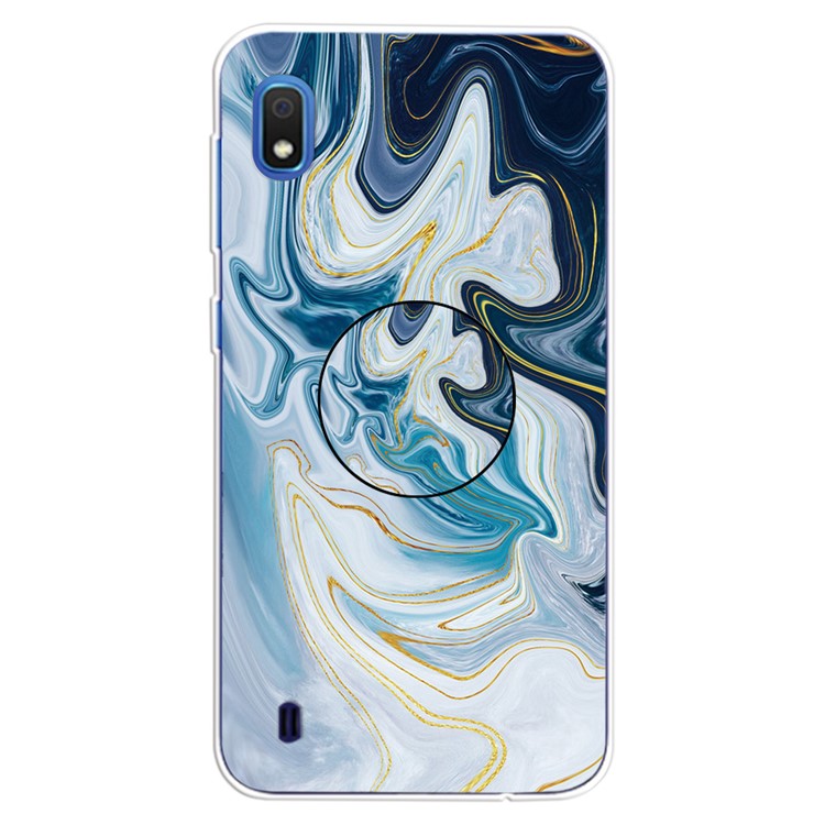 Marble Pattern IMD TPU Phone Case for Samsung Galaxy A10 - Style A-1