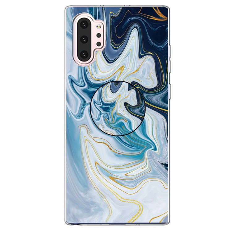 Marble Pattern IMD TPU Phone Case for Samsung Galaxy Note 10 Plus / Note 10 Plus 5G - Style A-1