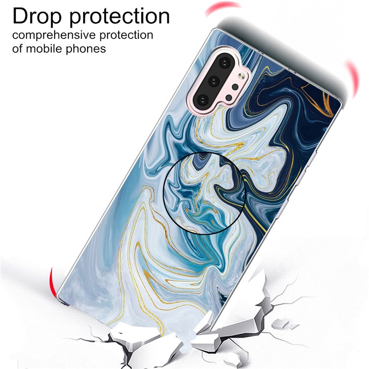Marble Pattern IMD TPU Phone Case for Samsung Galaxy Note 10 Plus / Note 10 Plus 5G - Style A-3