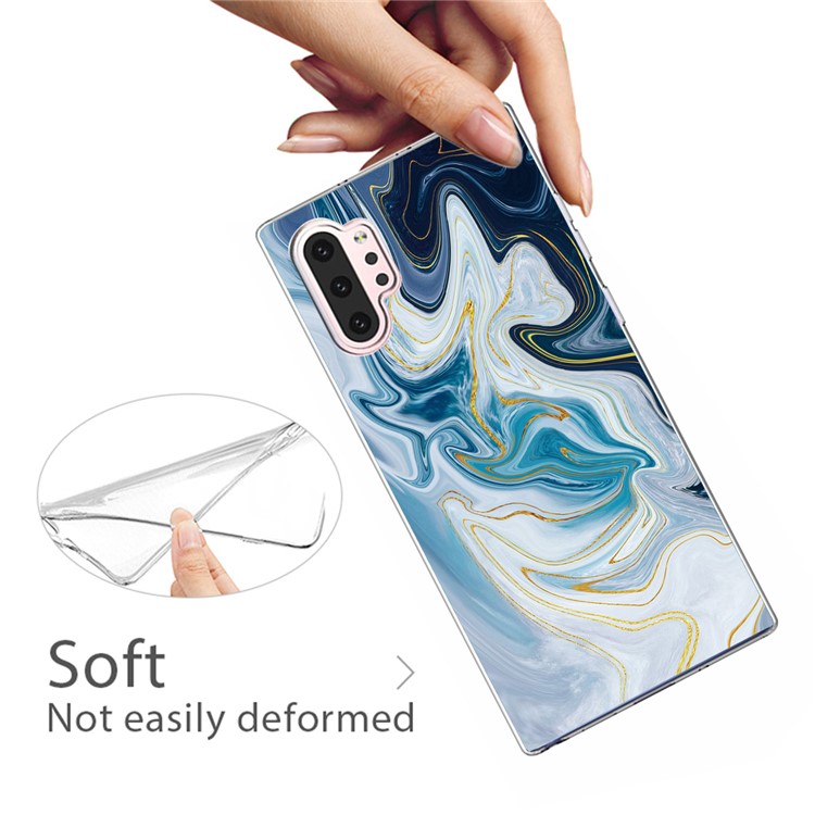 Marble Pattern IMD TPU Phone Case for Samsung Galaxy Note 10 Plus / Note 10 Plus 5G - Style A-4