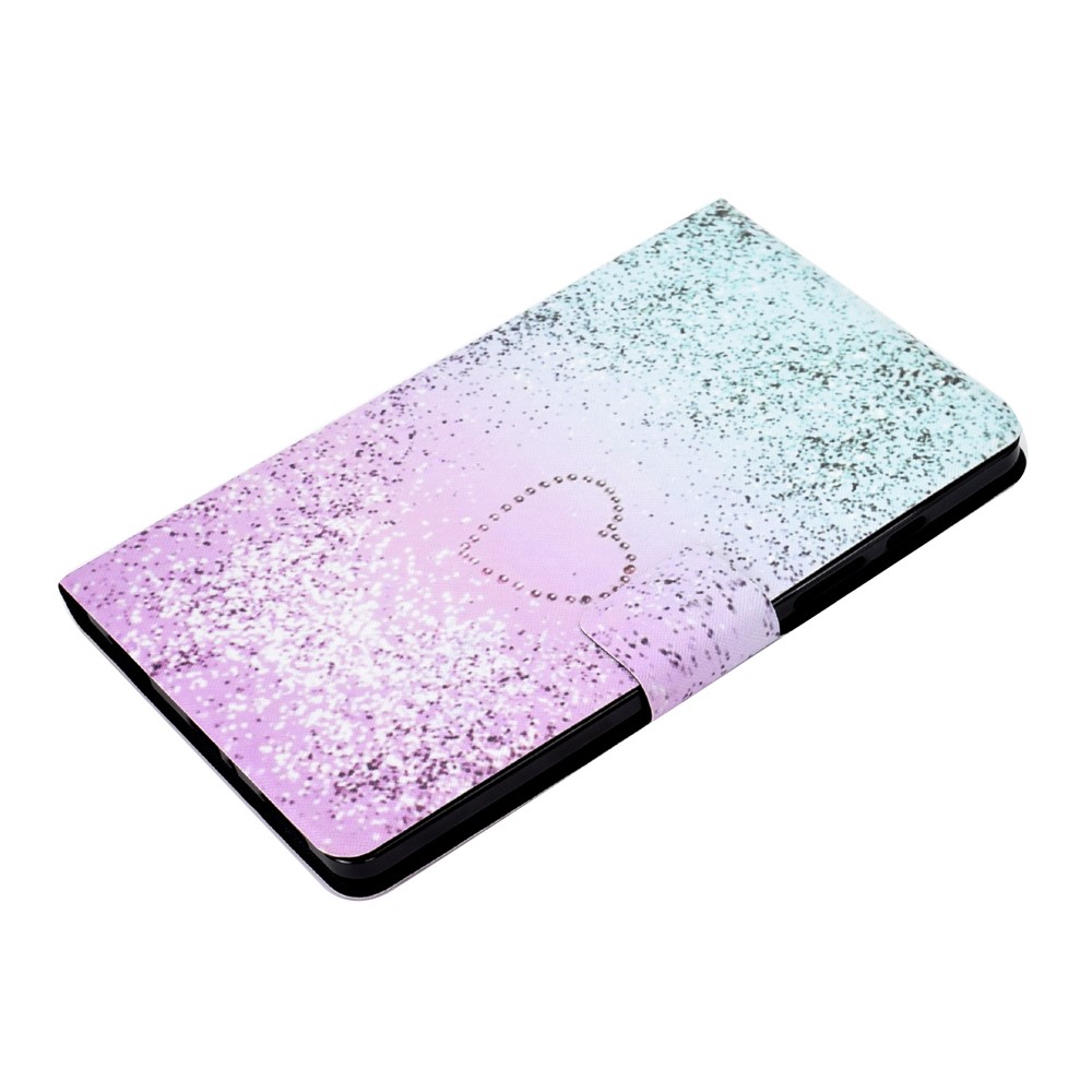 Pattern Printing Leather Stand Case for Samsung Galaxy Tab A 8.0 (2019) SM-T290 SM-T295 - Heart-5