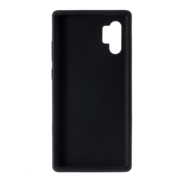 Shock-proof PC+Silicone Rubberized Hybrid Back Shell for Samsung Galaxy Note 10 Plus/Note 10 Plus 5G - Black-2