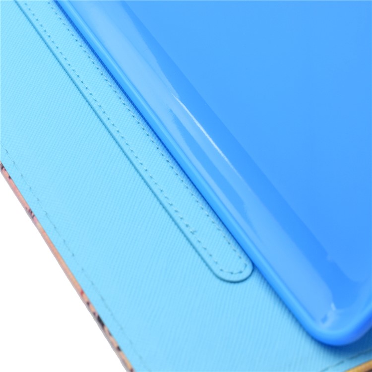 Pattern Printing Card Slots Leather Stand Cover for Samsung Galaxy Tab A 10.1 (2019) T510 T515 - Triangle-11