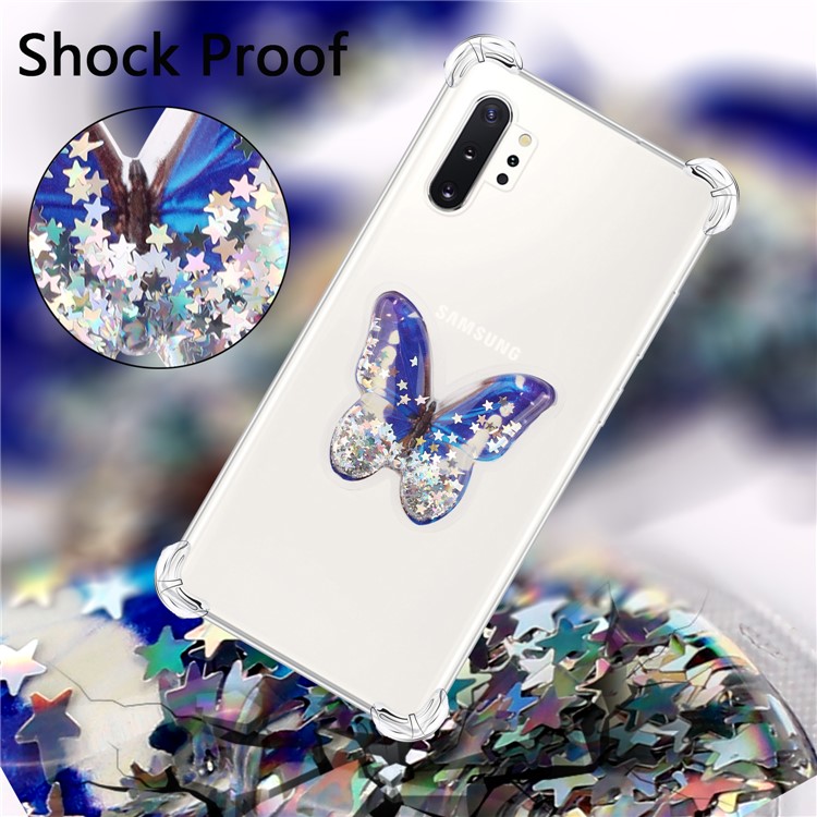 Coque De Protection TPU Anti-choc Dynamique Et Anti-choc Pour Samsung Galaxy Note 10 Plus / Note 10 Plus 5G - Papillon-3