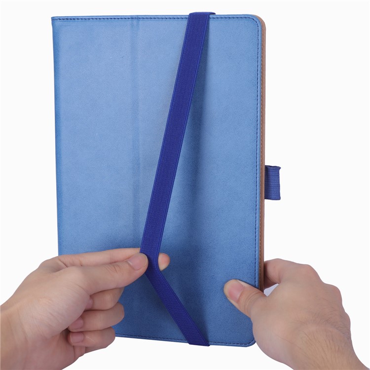 Leather Stand Card Holder Tablet Case for Samsung Samsung Galaxy Tab S6 T860 T865 - Blue-14