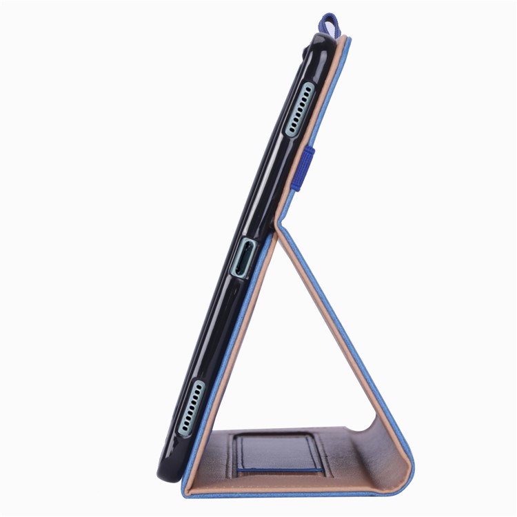 Leather Stand Card Holder Tablet Case for Samsung Samsung Galaxy Tab S6 T860 T865 - Blue-9