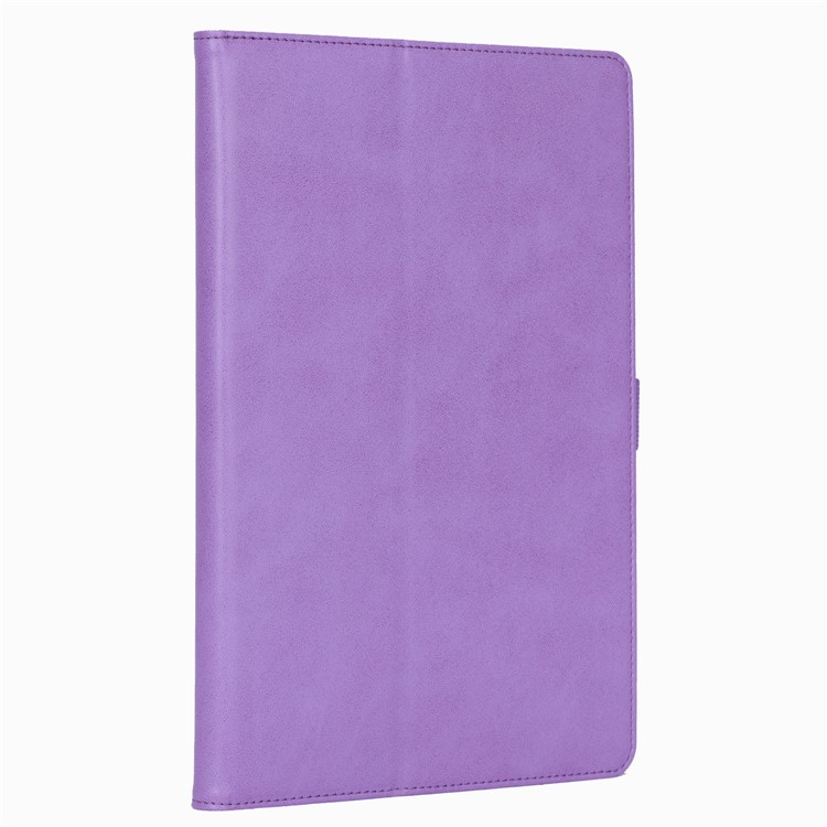 Suporte De Couro Titular Do Cartão Tablet Case Para Samsung Samsung Galaxy Tab S6 T860 T865 - Roxa-4