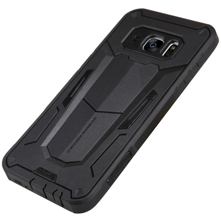 NBRKIN Defender II PC TPU caso híbrido para Samsung Galaxy S7 borda G935 - negro-3