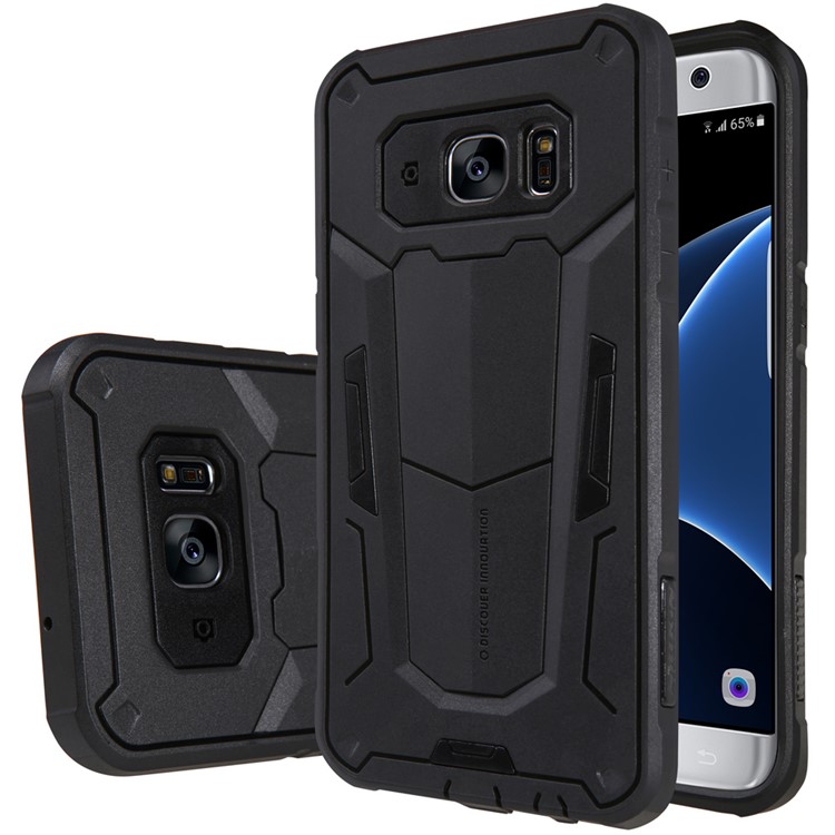 NBRKIN Defender II PC TPU caso híbrido para Samsung Galaxy S7 borda G935 - negro-6