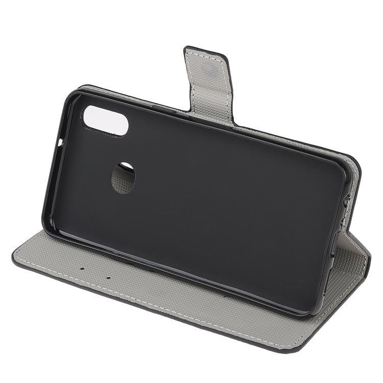 Litchi Skin PU Leather Wallet Case with Stand for Samsung Galaxy A10s-4