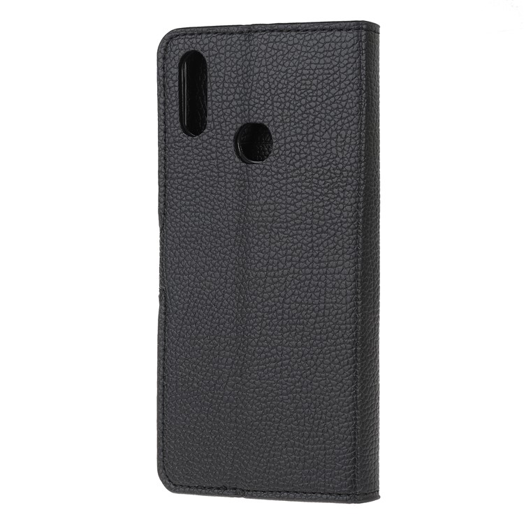 Litchi Skin PU Leather Wallet Case with Stand for Samsung Galaxy A10s-6