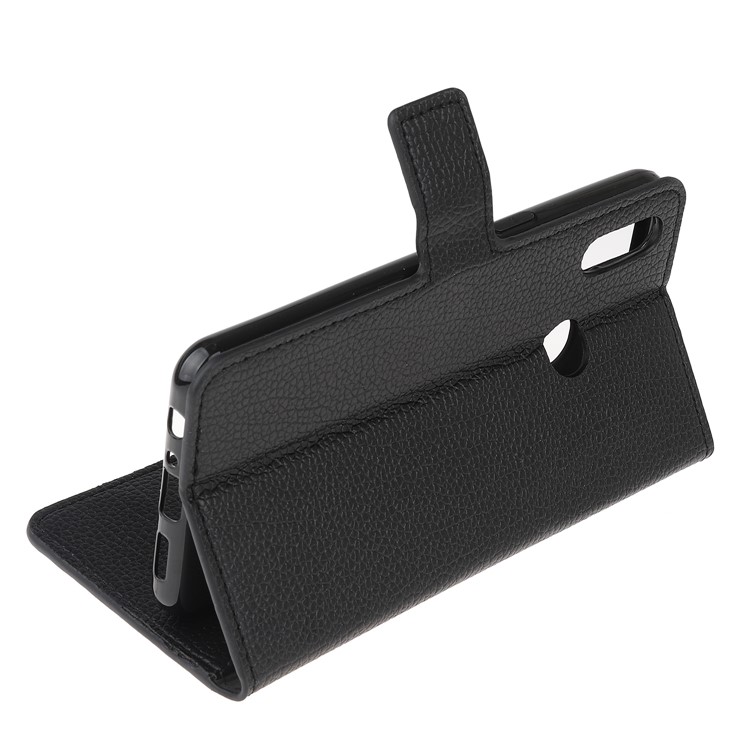 Litchi Skin PU Leather Wallet Case with Stand for Samsung Galaxy A10s-7