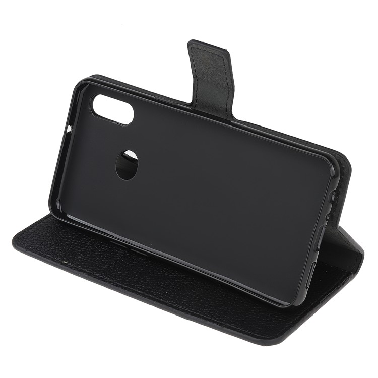 Litchi Skin PU Leather Wallet Case with Stand for Samsung Galaxy A10s-8