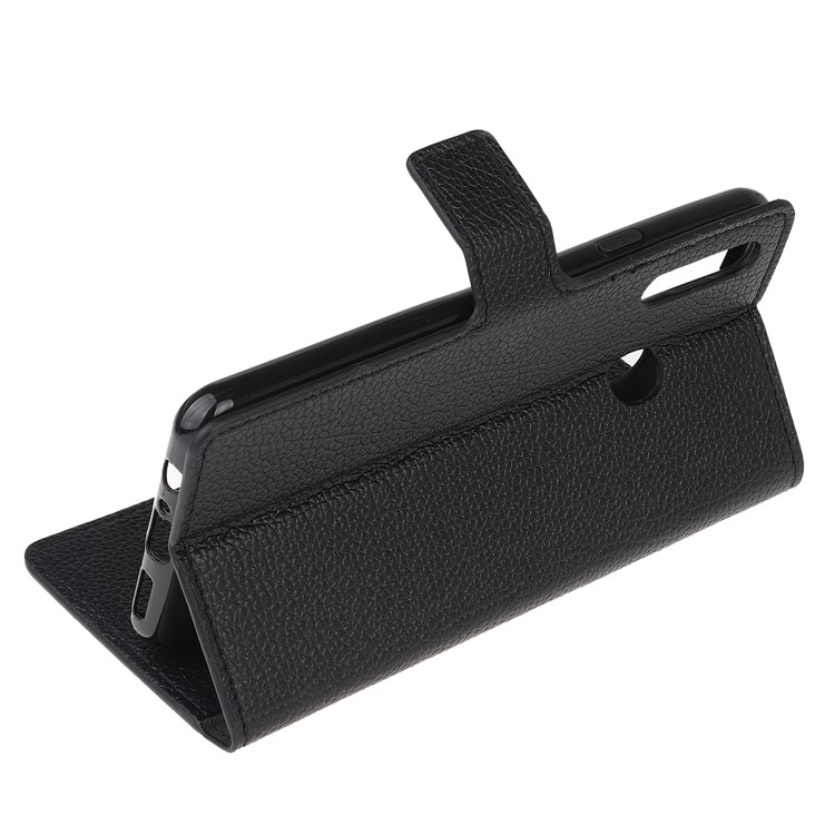 Litchi Texture Leather Wallet Stand Case Phone Covering for Samsung Galaxy A20s-6