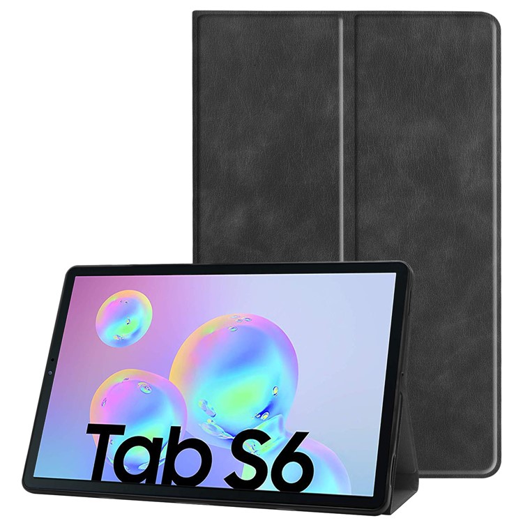 Leather Casing Shell for Samsung Galaxy Tab S6 - Black-11