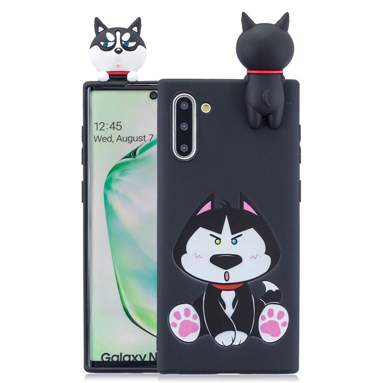 

3D Кукла Декор Мягкая Крышка Телефона ТПУ Для Samsung Galaxy Note 10 / Note 10 5G - Черный, Galaxy Note 10