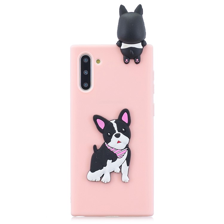 3D Animal Doll Decor Soft TPU Phone Shell for Samsung Galaxy Note 10/Note 10 5G - Dog-2