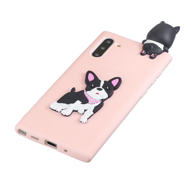 3D Animal Doll Decor Soft TPU Phone Shell for Samsung Galaxy Note 10/Note 10 5G - Dog-4