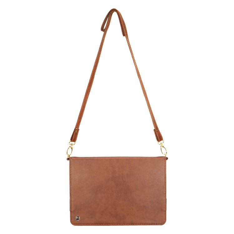 Envelop Shape Leather Tablet Casing with Pen Slot for Samsung Galaxy Tab S6 SM-T860 (Wi-Fi)/SM-T865 (LTE) - Coffee-5