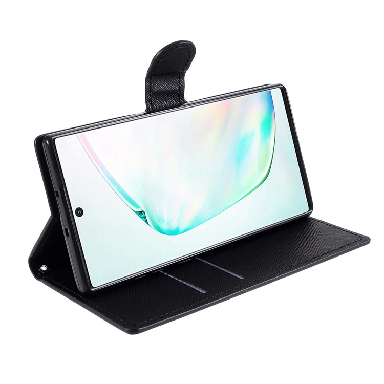 Pattern Printing Leather Stand Wallet Phone Cover for Samsung Galaxy Note 10 Plus/Note 10 Plus 5G - Don't Touch My Phone-10