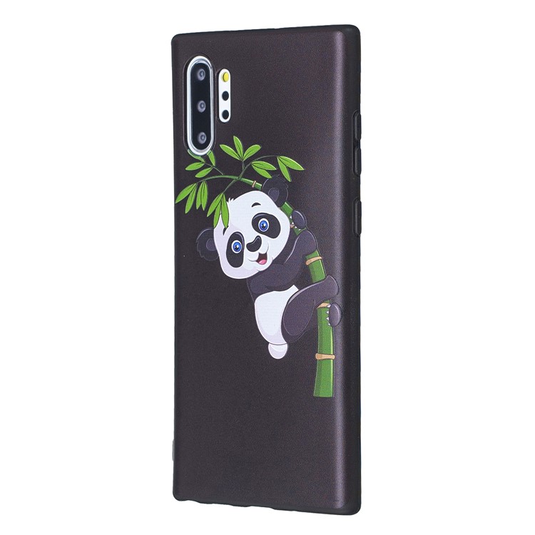 Pattern Printing Embossed TPU Cover for Samsung Galaxy Note 10 Plus 5G / Note 10 Plus - Panda Pattern-2