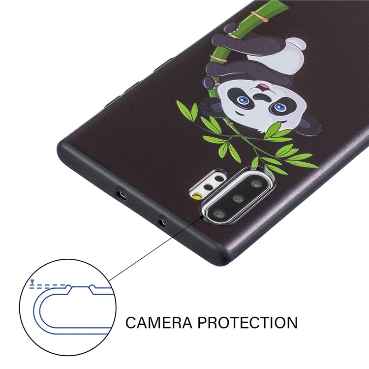 Pattern Printing Embossed TPU Cover for Samsung Galaxy Note 10 Plus 5G / Note 10 Plus - Panda Pattern-5