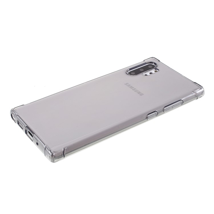 Anti-drop TPU Cover Shell for Samsung Galaxy Note 10 Plus/Note 10 Plus 5G - Transparent Grey-5