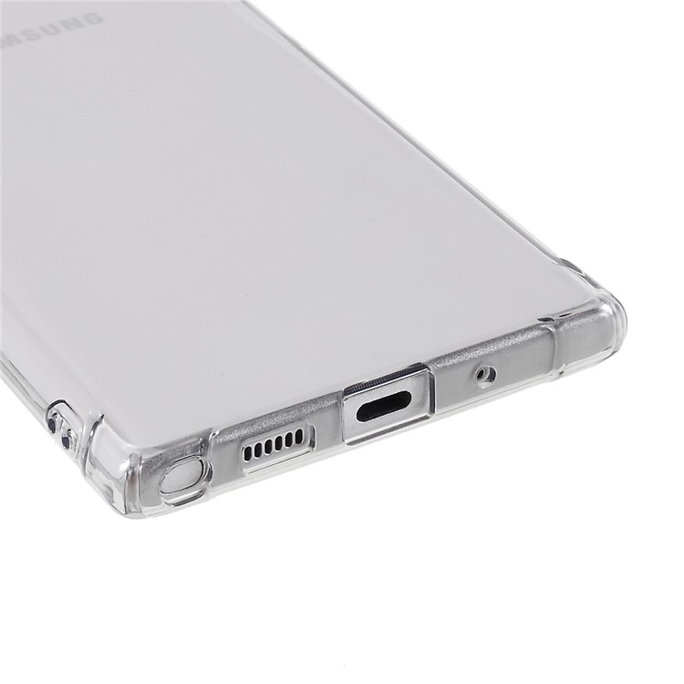 Anti-drop TPU Cover Shell for Samsung Galaxy Note 10 Plus/Note 10 Plus 5G - Transparent Grey-7