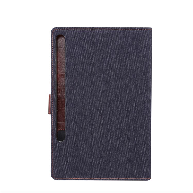 Calça Jeans Pano Carteira De Couro Suporte Tampa Da Caixa Tablet Para Samsung Galaxy Tab S6 T860 - Preto-3