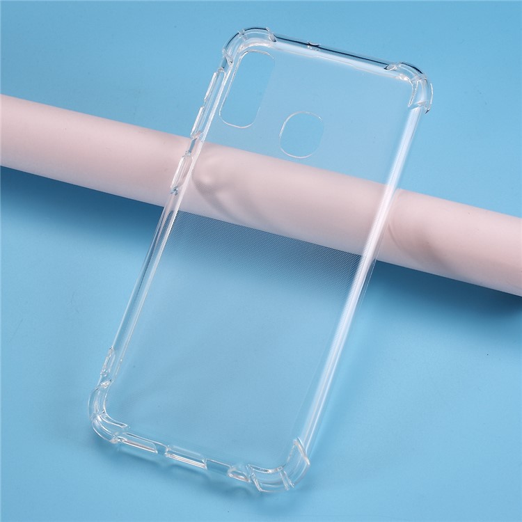 Drop Resistant Clear TPU Phone Casing for Samsung Galaxy A20e-1