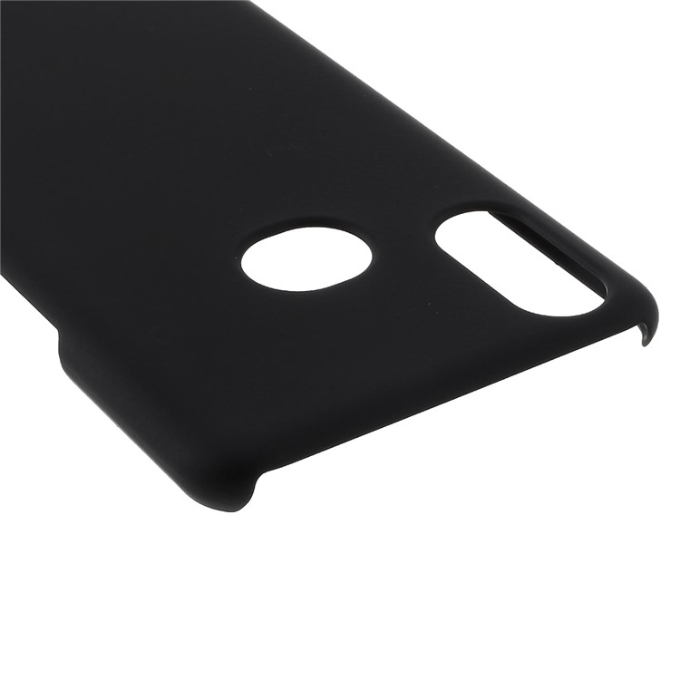 Rubberized Hard PC Case for Samsung Galaxy A10s - Black-6