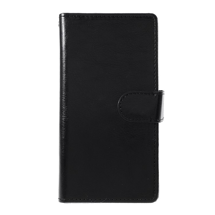 Detachable 2-in-1 Magnetic Leather Wallet Cover for Samsung Galaxy Note 10/Note 10 5G - Black-12