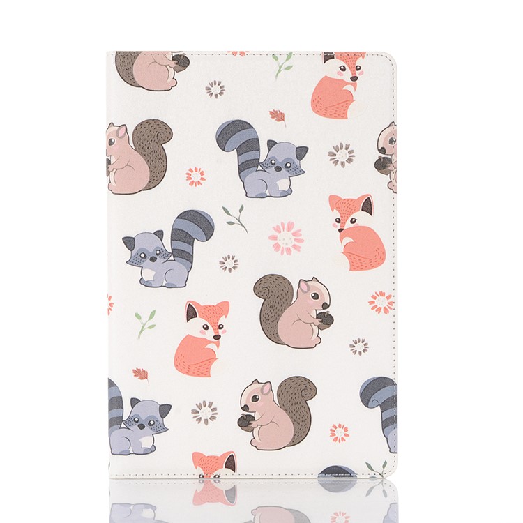 

Pattern Printing Stand Wallet Leather Tablet Case for Samsung Galaxy Tab S6 SM-T860 (Wi-Fi)/SM-T865 (LTE) - Animals, Galaxy Tab S6