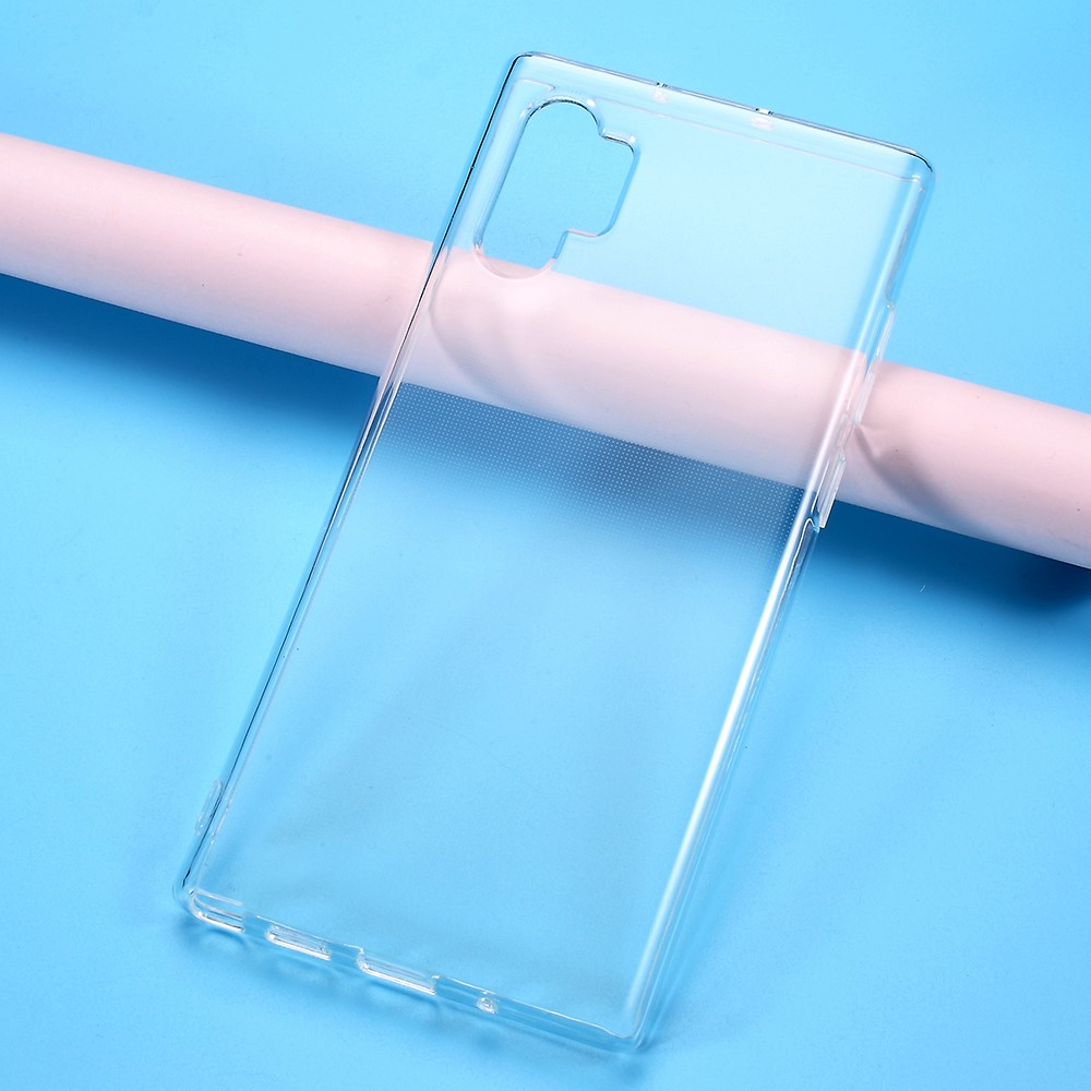 Coubure de Téléphone TPU Soft Transparent Avec Couvercle Intérieur Sans Glissement Pour Samsung Galaxy Note 10 Plus / Note 10 Plus 5G