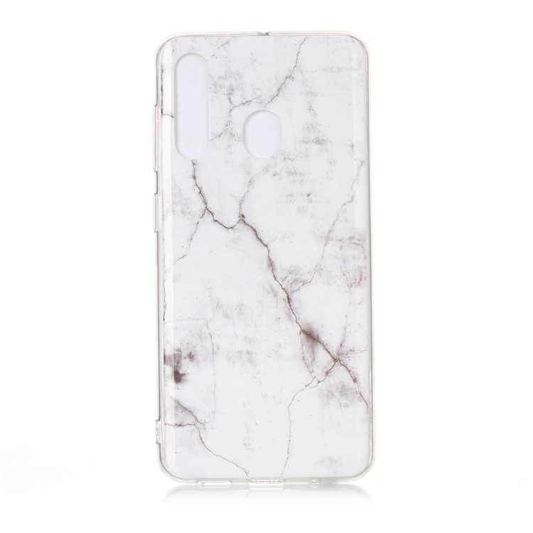 

IMD Marble Pattern Soft TPU Phone Shell Case for Samsung Galaxy A60 - Style E, Galaxy A60