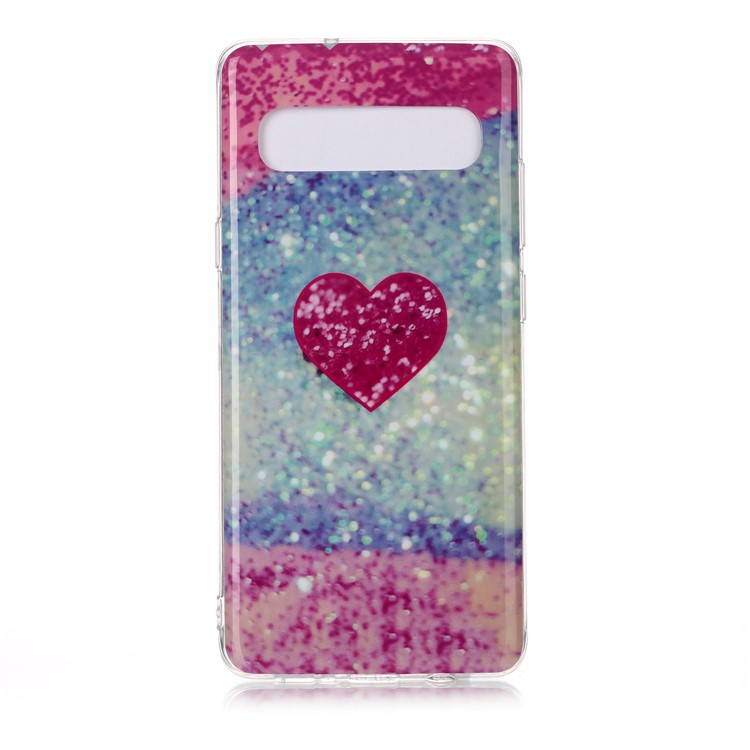 Marble Pattern TPU Phone Cover for Samsung Galaxy S10 5G - Style B-1