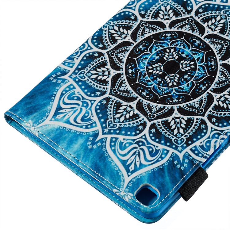 Printing PU Leather Wallet Shell for Samsung Galaxy Tab A 8.0 LTE (2019) SM-T290/SM-T295 - Malanda Flower-3