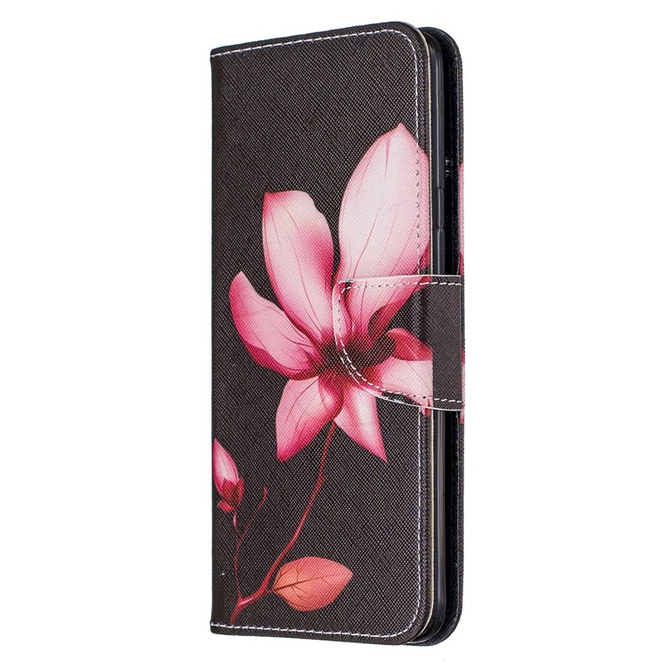 For Samsung Galaxy A20s Cover Pattern Printing Wallet Stand Leather Phone Casing - Kapok-2