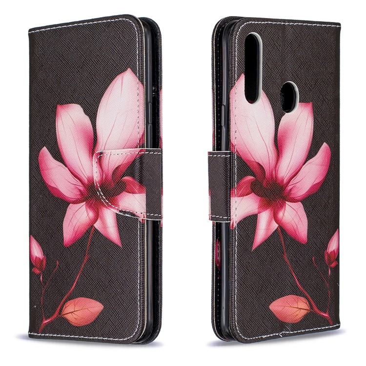 For Samsung Galaxy A20s Cover Pattern Printing Wallet Stand Leather Phone Casing - Kapok-4
