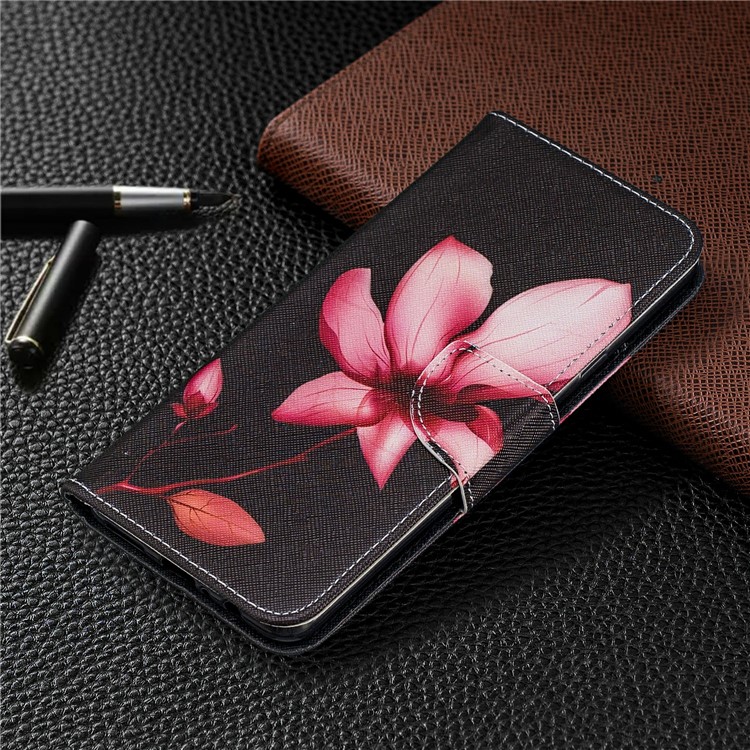 For Samsung Galaxy A20s Cover Pattern Printing Wallet Stand Leather Phone Casing - Kapok-7