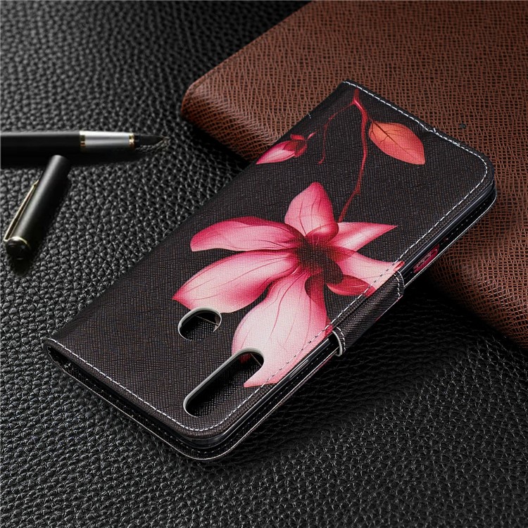 For Samsung Galaxy A20s Cover Pattern Printing Wallet Stand Leather Phone Casing - Kapok-8