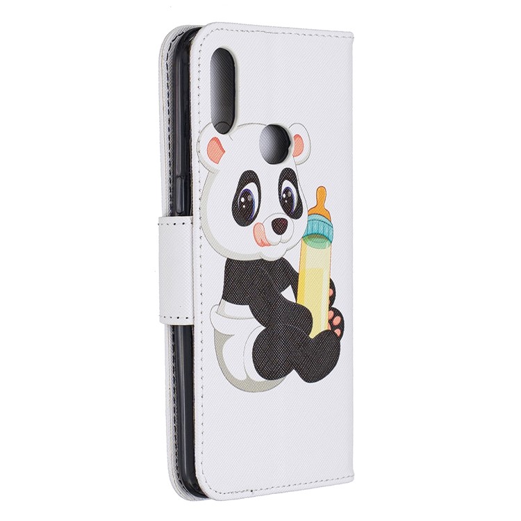 Padrão De Impressão Carteira Tampa Do Suporte De Couro Para A10S Samsung Galaxy - Pouca Panda-3