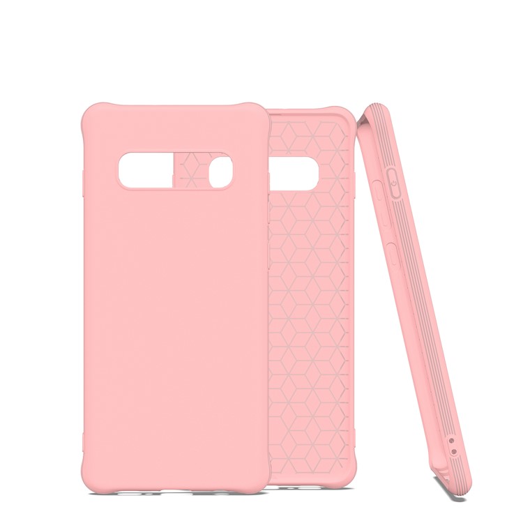 

Matte Shock-proof TPU Phone Case for Samsung Galaxy S10 Plus - Pink, Galaxy S10 Plus
