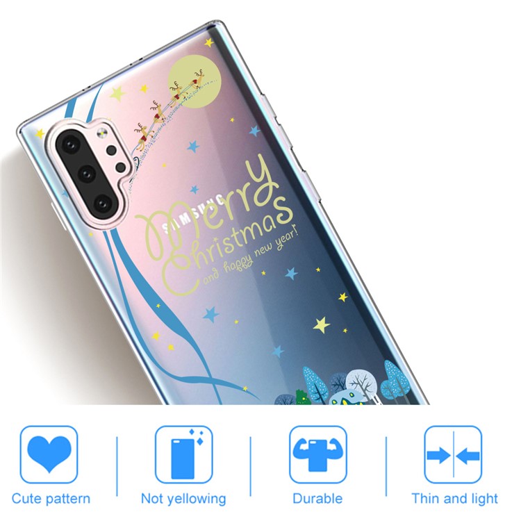 Christmas Series IMD TPU Back Case for Samsung Galaxy Note 10 Plus 5G / Note 10 Plus - Merry Christmas-5