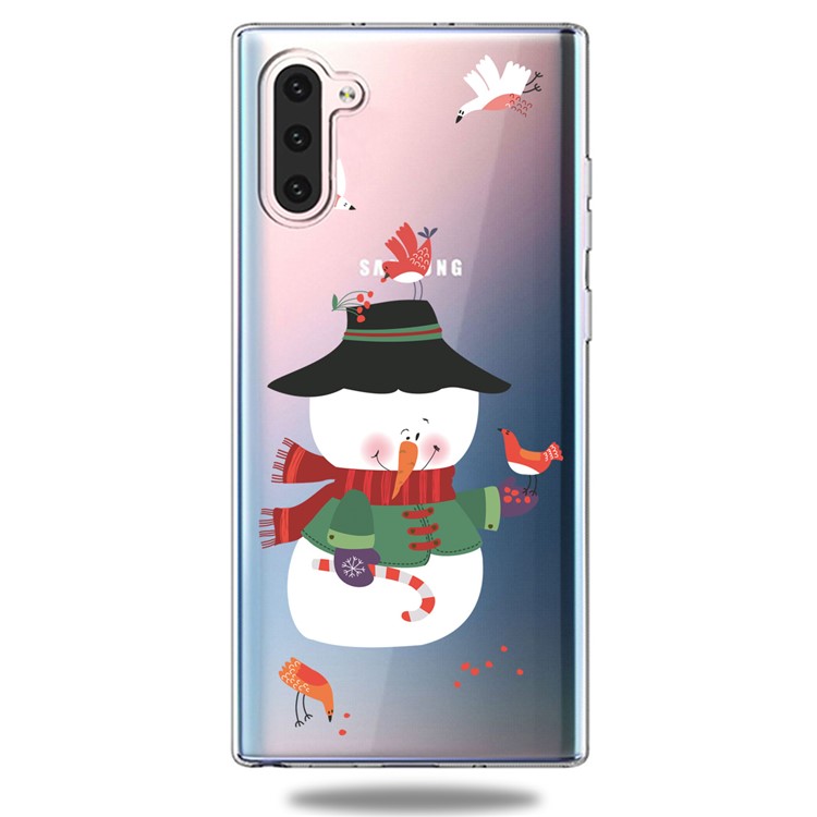 

Pattern Printing TPU Phone Case for Samsung Galaxy Note 10/Galaxy Note 10 5G - Snowman, Galaxy Note 10 5G