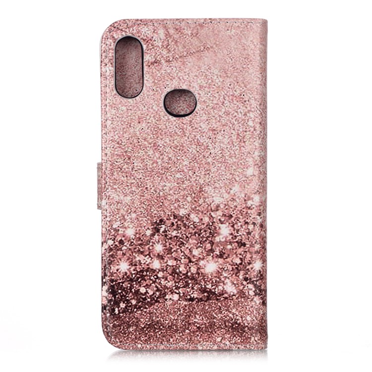 Pattern Printing Wallet Leather Stand Phone Cover for Samsung Galaxy A10s - Sequins-3