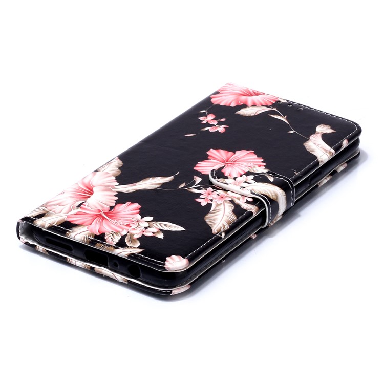 Padrão Shell Estande De Couro Impressão De Carteira Para A20S Samsung Galaxy - Flores Vivas-6