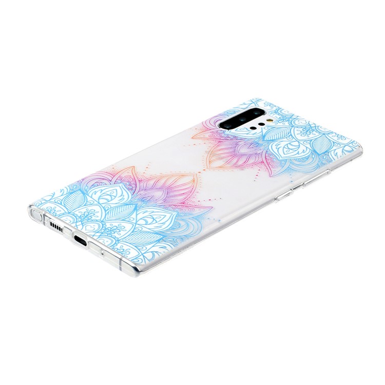 TPU In Rilievo Stile Per Samsung Galaxy Note 10 Plus / Nota 10 Più 5G - Loto-3