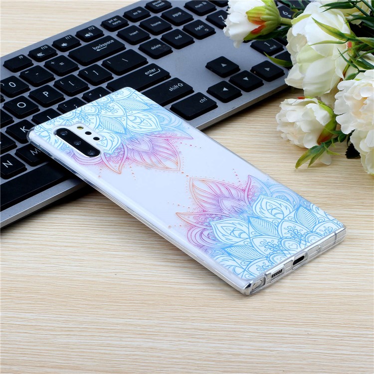 TPU In Rilievo Stile Per Samsung Galaxy Note 10 Plus / Nota 10 Più 5G - Loto-7